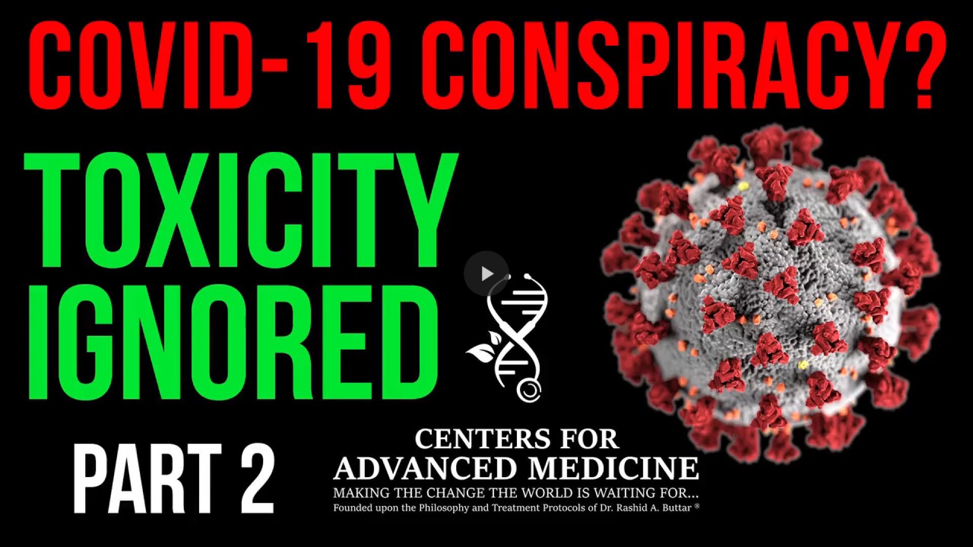 COVID-19 Conspiracy? - Video 2 = Dr. Buttar