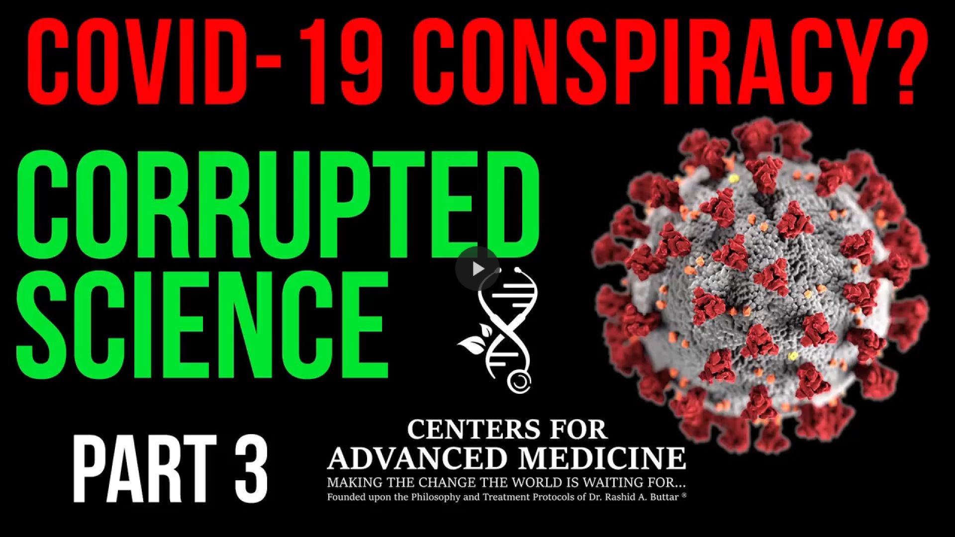 COVID-19 Conspiracy?- Video 3 - Dr. Buttar