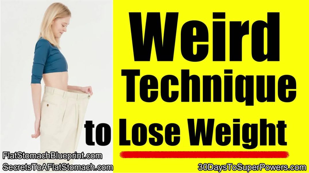 One Weird Technique that may be able to help you lose weight