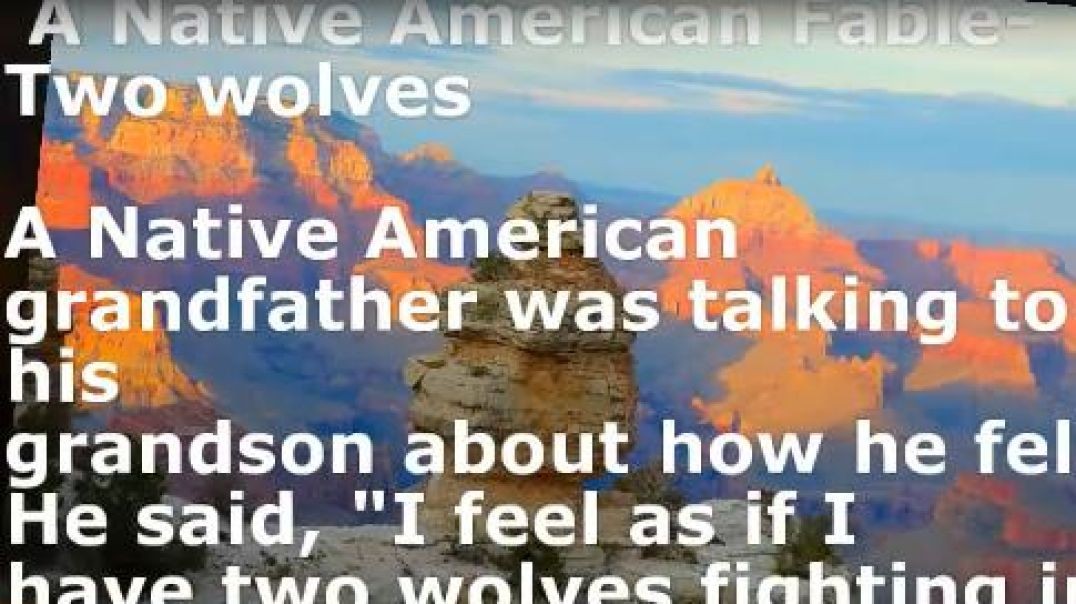 Two Wolves Native America Parable