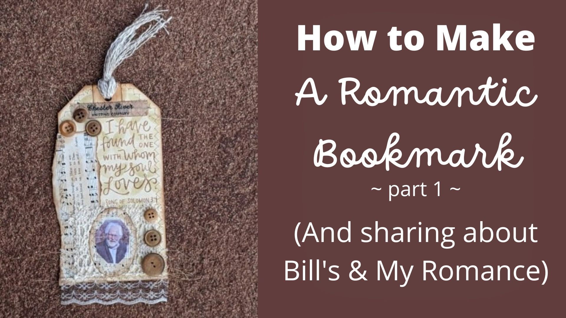 ⁣BOOKMARK TUTORIAL, part 1 and SHARING ABOUT MY HUSBAND'S AND MY ROMANCE