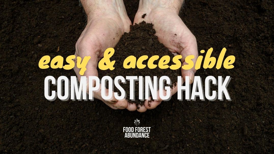 Easy & accessible composting hack