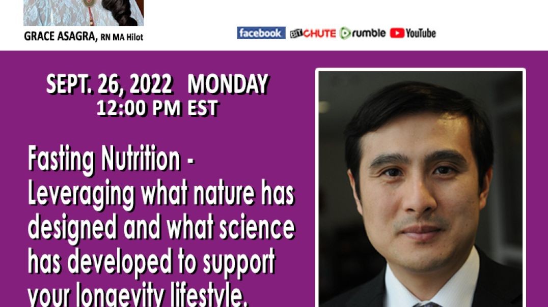 Dr William Hsu - "Fasting Nutrition for Promotion of Health and  Longevity Lifestyle"