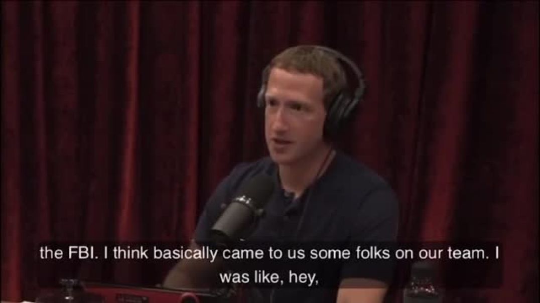 Mark Zuckerberg & Joe Rogan | "The FBI Came to US and Said You Should Be On High Alert, We 