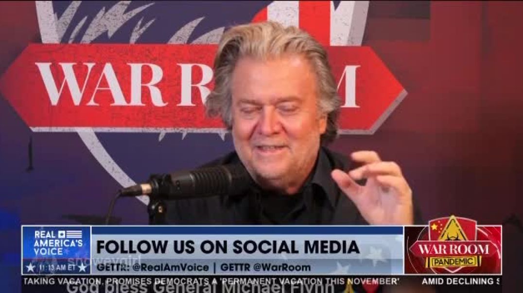 Steve Bannon  speaks truth  to power" George Soros is cunning, satanic, Democrats can't wi