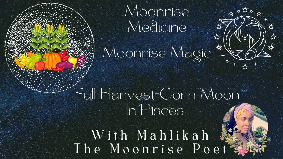 Moonrise Medicine Moonrise Magic Episode Two Part Two: Full Harvest-Corn Moon in Pisces Ritual