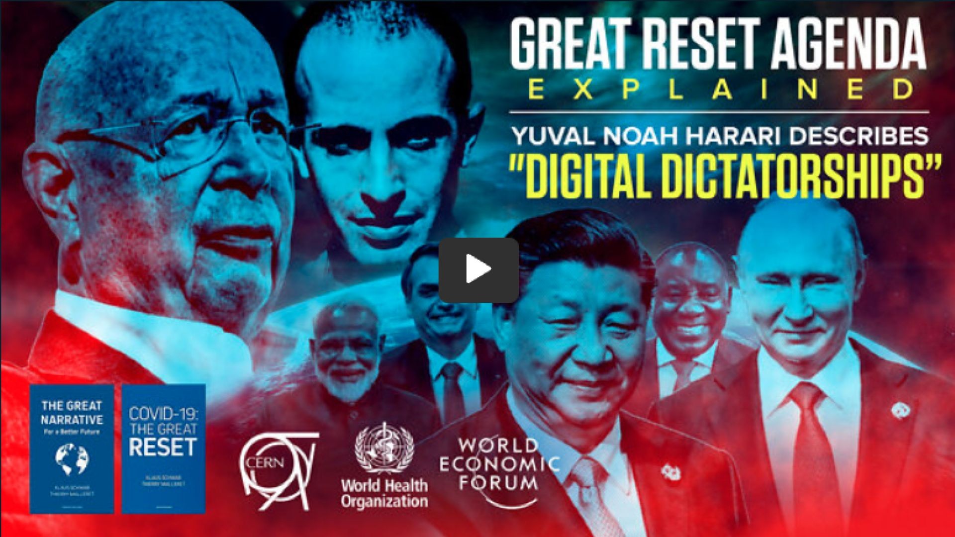 The Great Reset Agenda Explained | Yuval Noah Harari Describes "Digital Dictatorships, "El