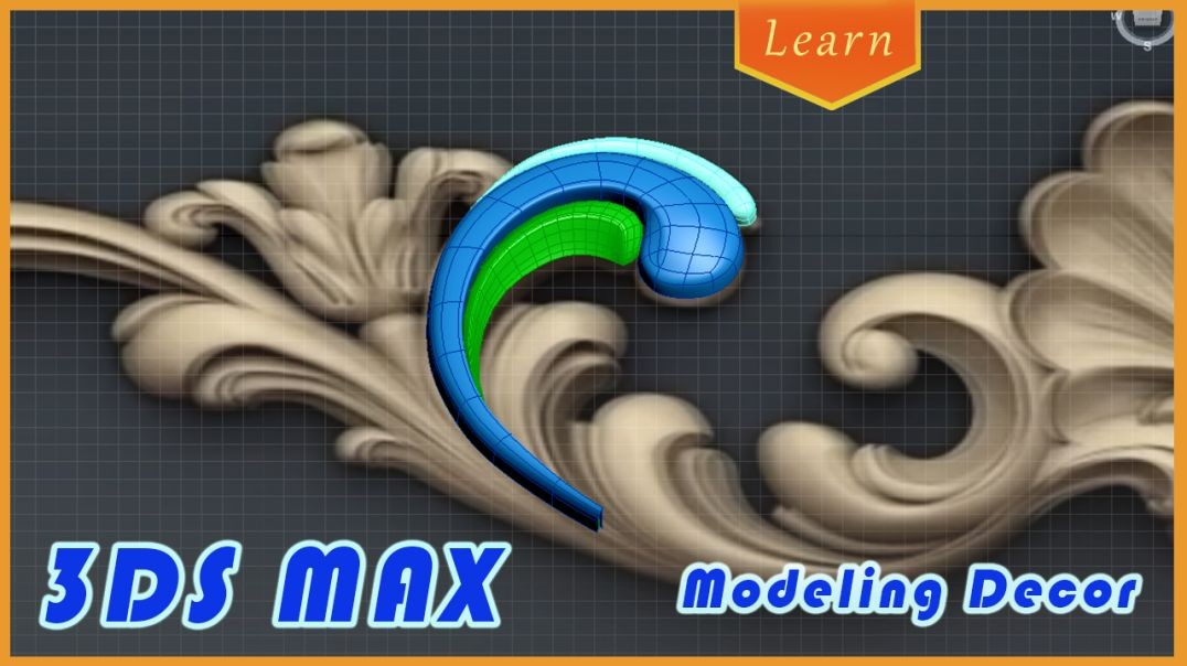3DS MAX - Modeling Decor - Timelapse