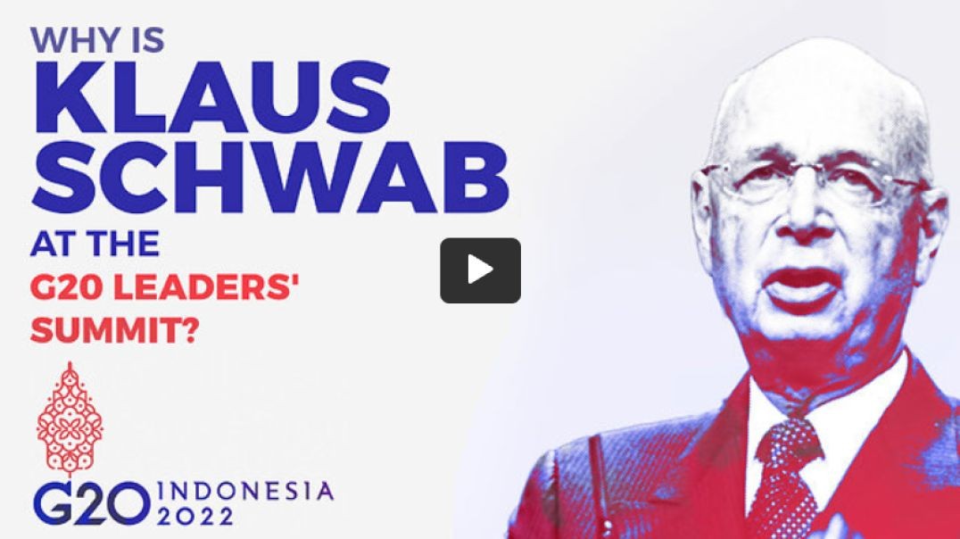 Klaus Schwab | Why Is Klaus Schwab a Keynote Speaker at the 2022 G20 Leaders Summit?