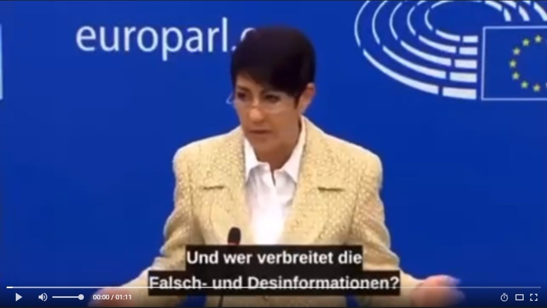 EU MP Christine Anderson speaks out who is spreading misinformation