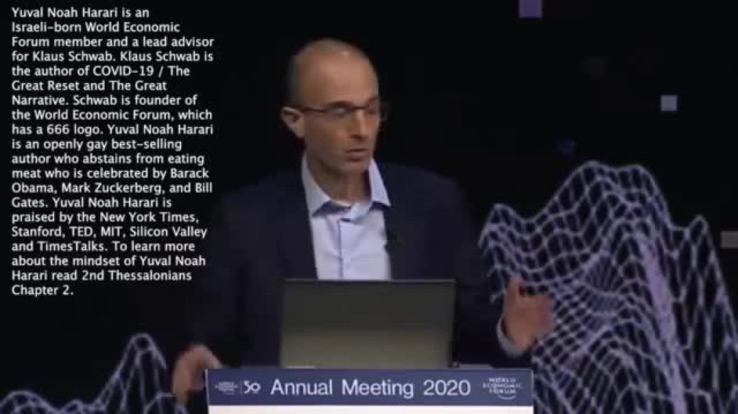 Yuval Noah Harari | Klaus Schwab Lead Advisor, "What Will Happen to Politics In Your Country Wh