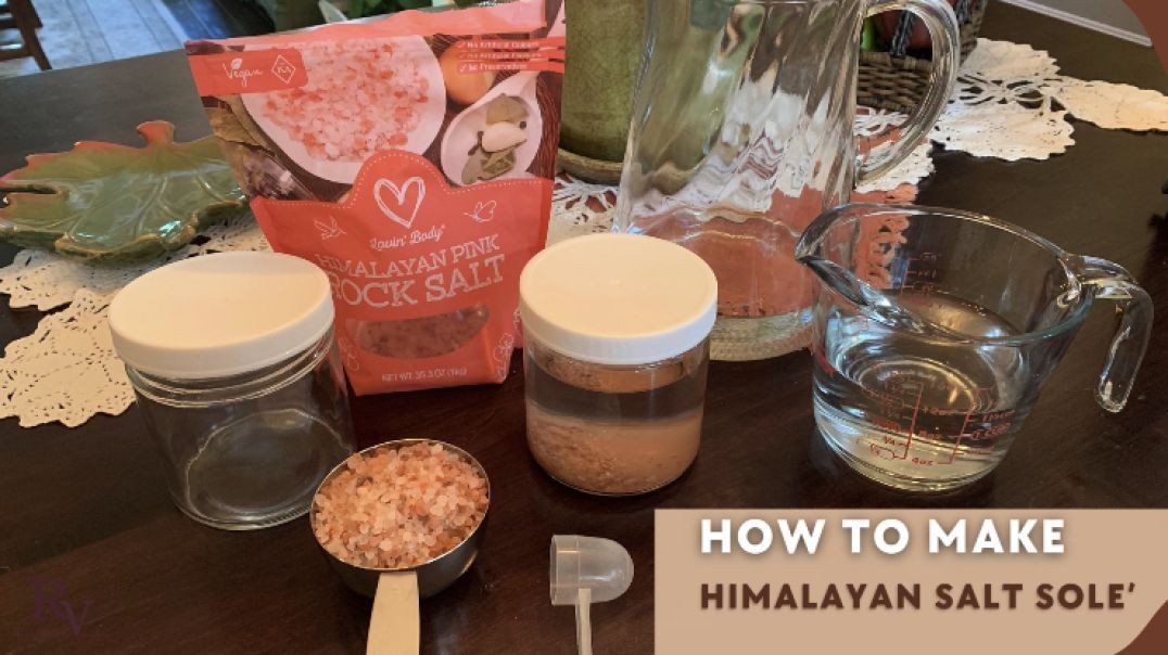 How To Make Himalayan Salt Sole’