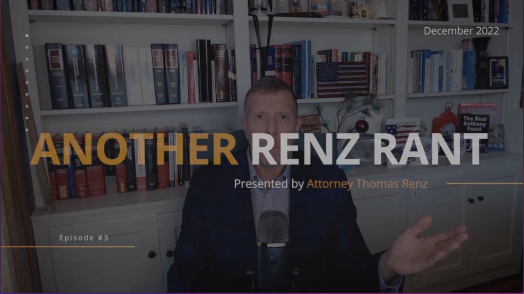 Another Renz Rant: Vaccine Shedding, Ukraine Weapons Trafficking, Crooked Elections, and Free Speech