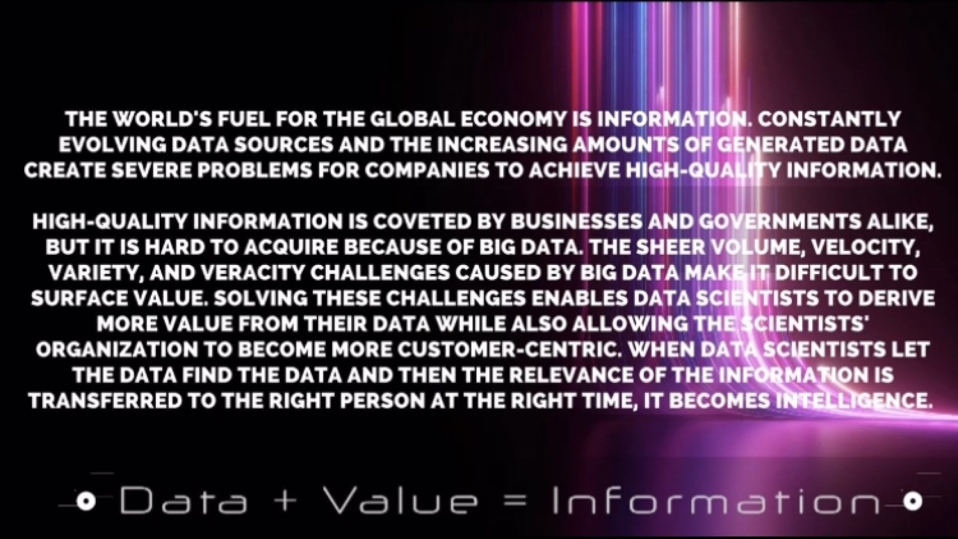Data + Value = Information of CrowdPoints Epic Journey - Video Article Quick View