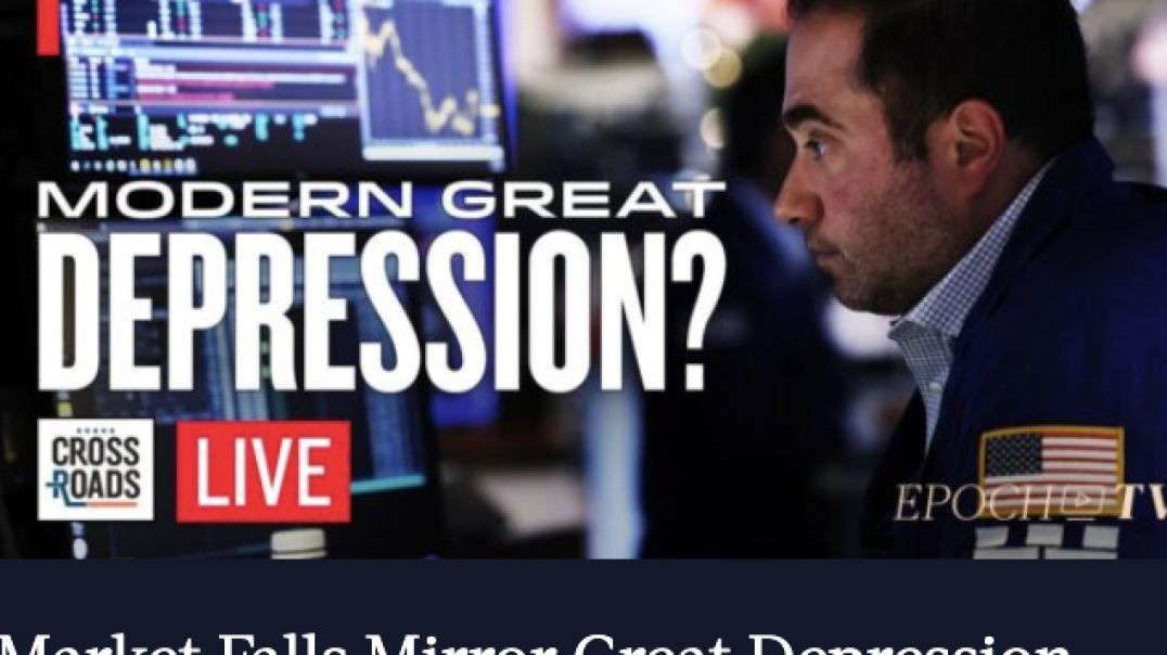 "Market Falls Mirror those of the Great Depression"  EpochTimes link below.