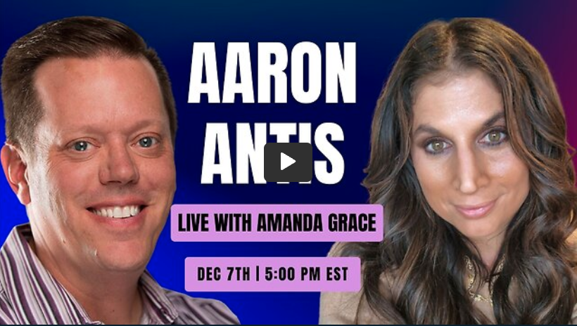 Amanda Grace Talks...LIVE AARON ANTIS: PAINTING THE LIFE OF JESUS AND A VISION OF JESUS!!