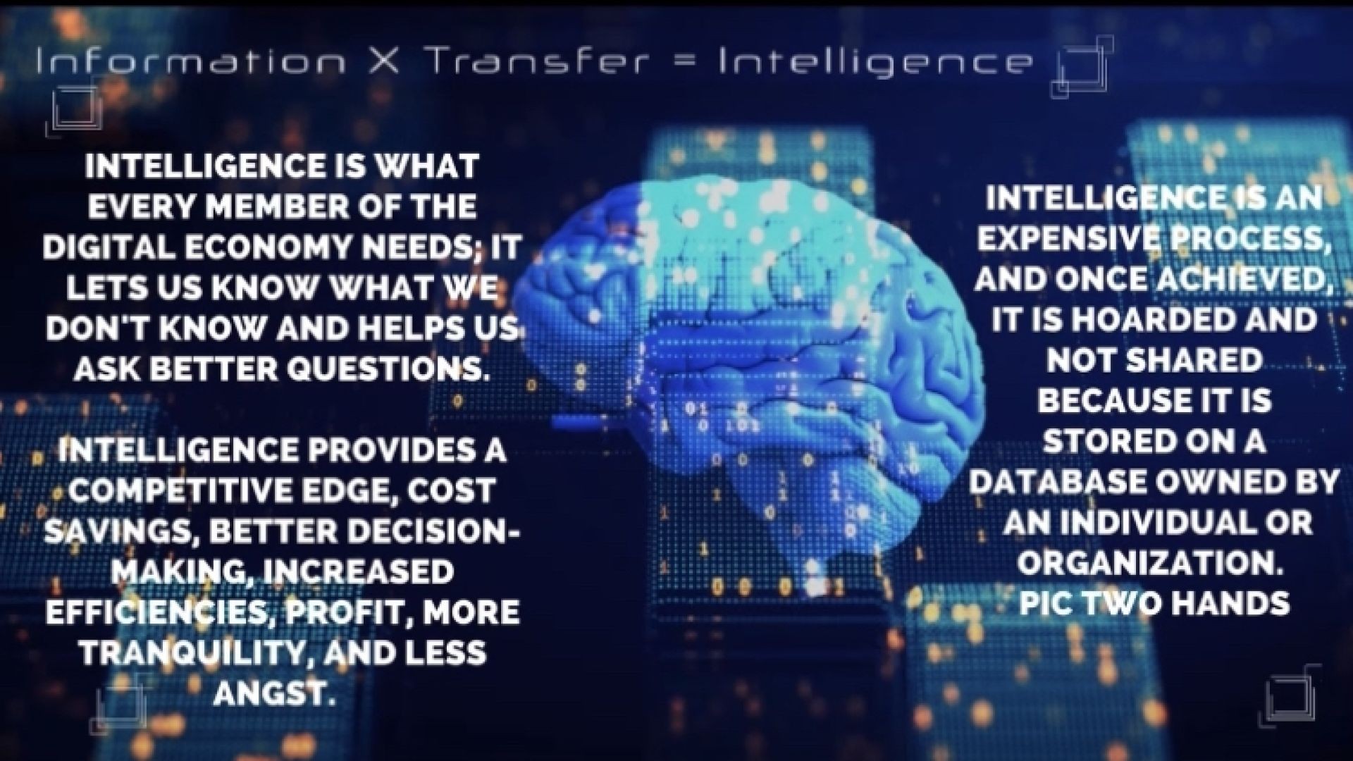 Information x Transfer = Intelligence of CrowdPoints Epic Journey - Video Article Quick View