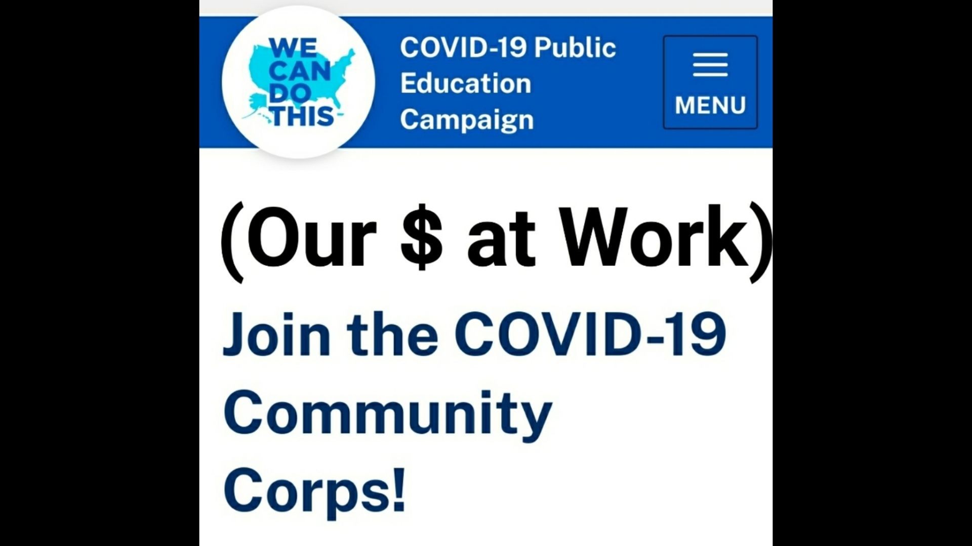 COVID19 Community Corps Program