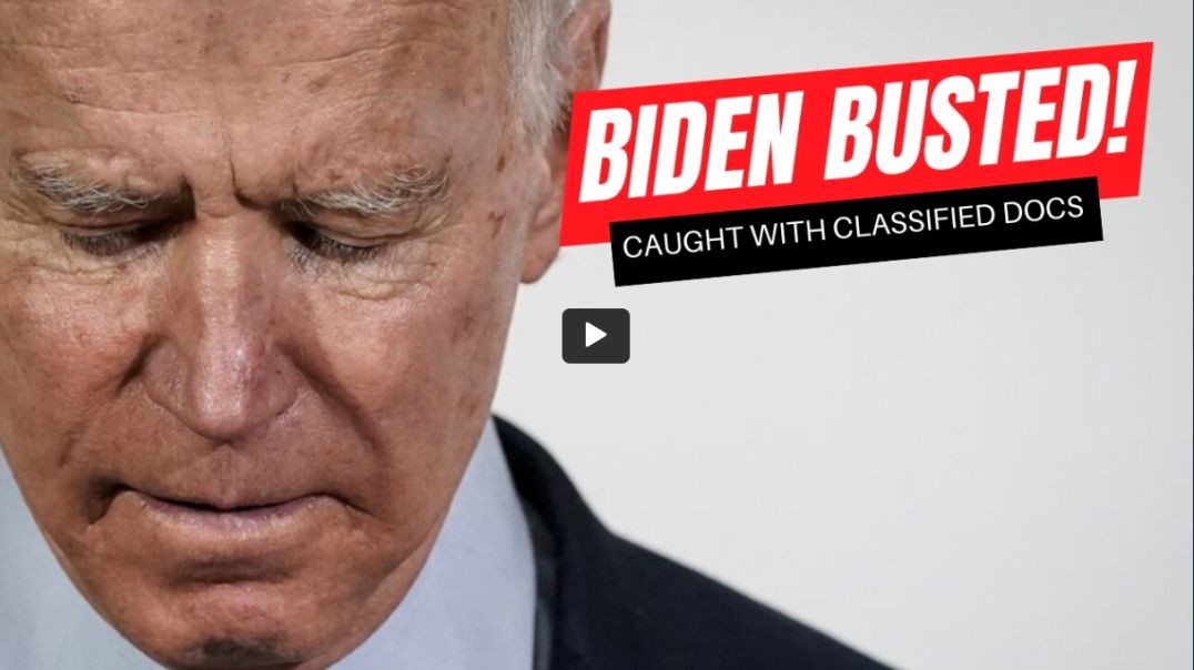 Biden BUSTED With Classified Docs 1-10-23