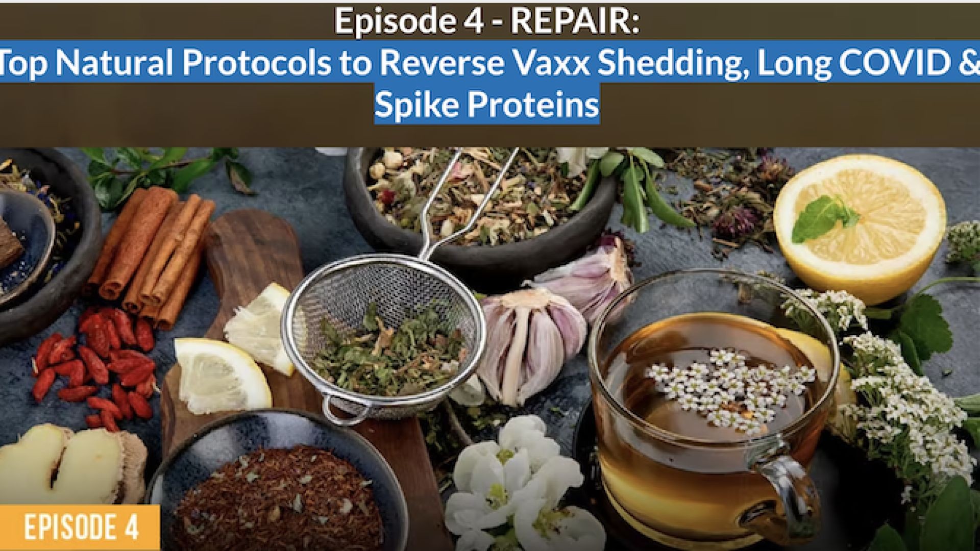 "Top Natural Protocols to Reverse Vaxx Shedding, Long COVID & Spike Proteins"