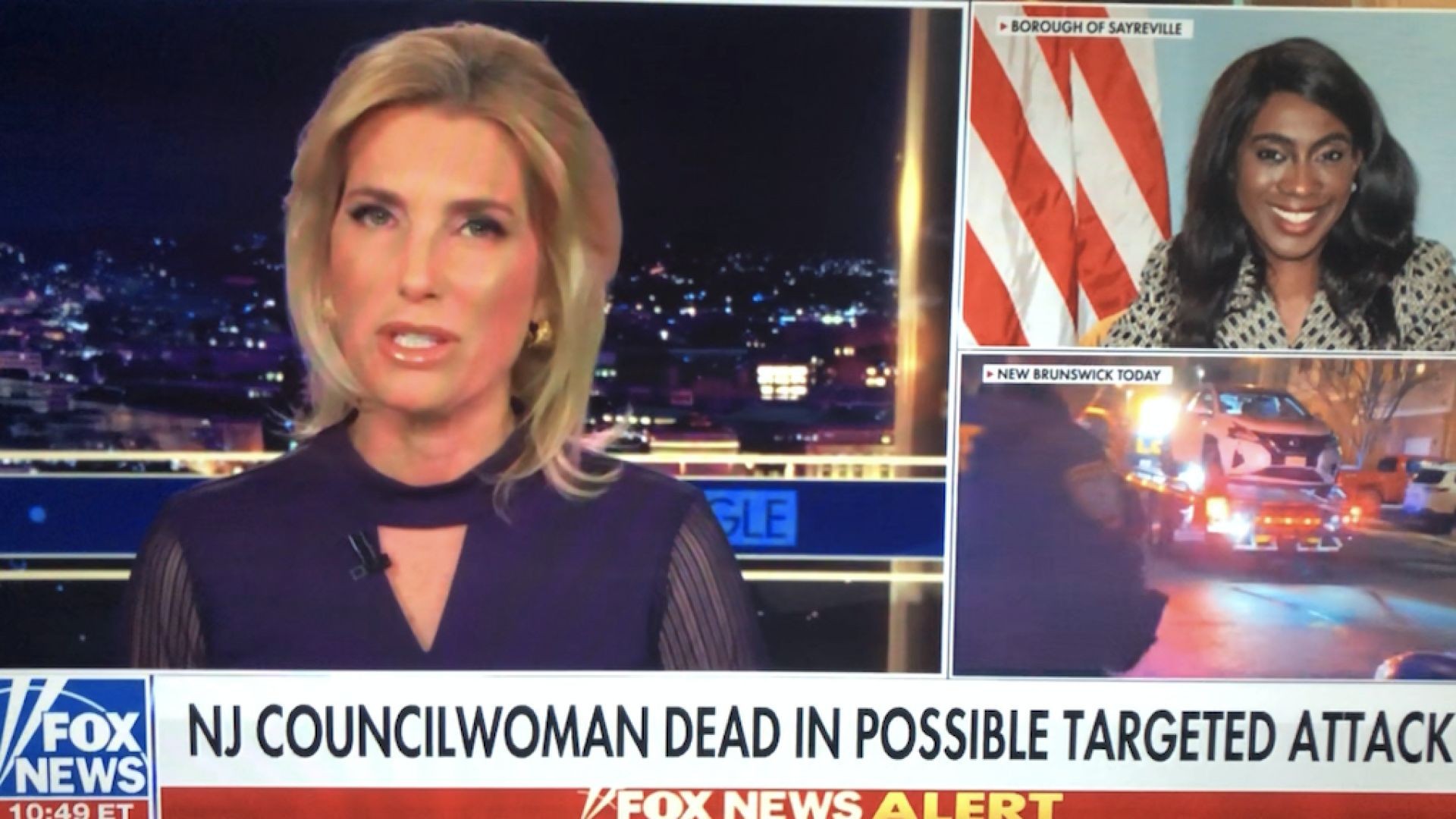 NJ Council Woman Murdered Near Her Home   FoxNews, Laura Ingraham reports