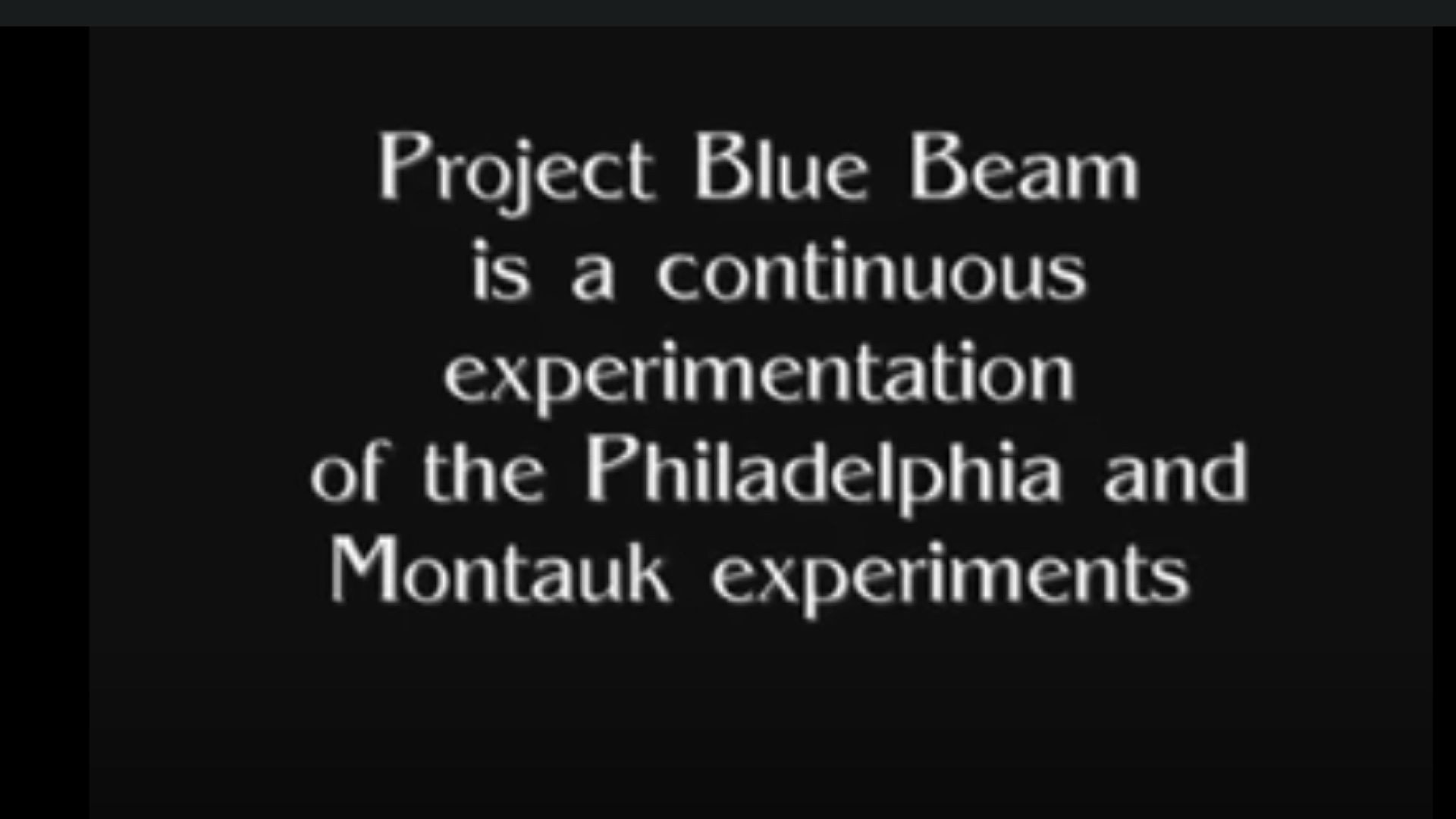 PROJECT BLUE BEAM of NASA