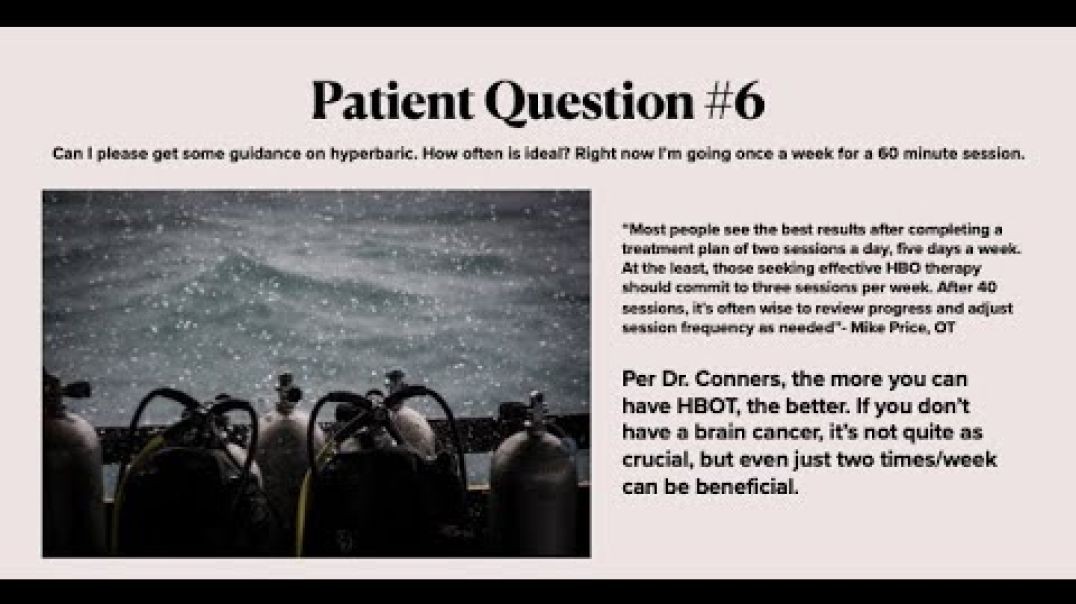 What is the Ideal Frequency for HBOT or Hyperbaric Oxygen Therapy?