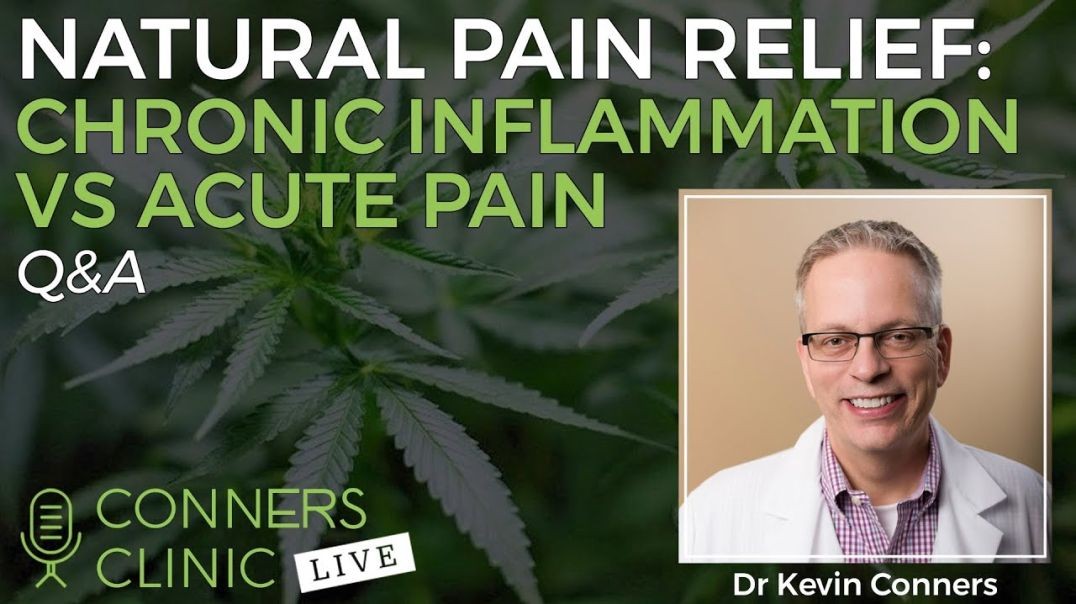 Natural Pain Relief: Chronic Inflammation vs Acute Pain | Conners Clinic Live