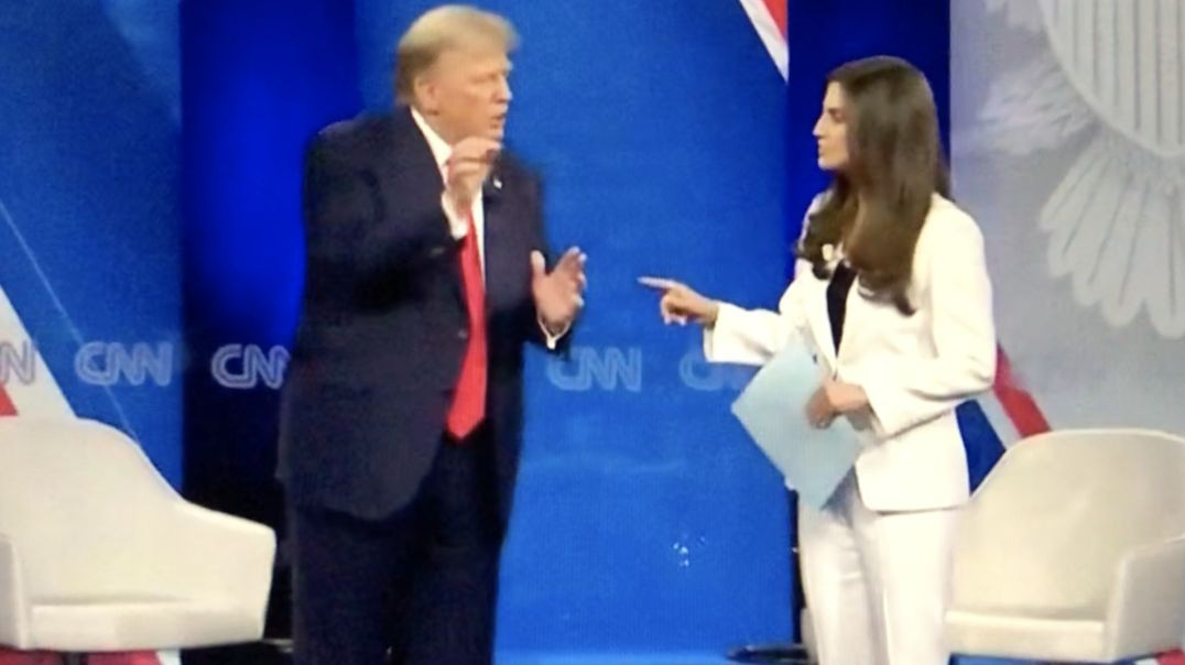 President Trump Patiently Explains as The CNN Host Points Her Finger and Argues