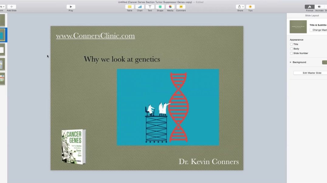 Dr. Kevin Conners - Why Look at Genes?