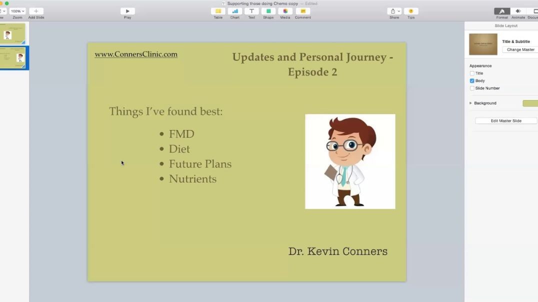 Dr. Kevin Conners - Personal Journey - Episode 2