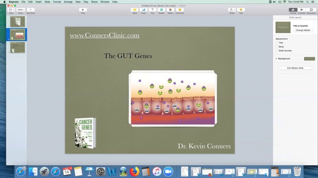 Dr. Kevin Conners - Cancer Genes Section 1 - GUT Health