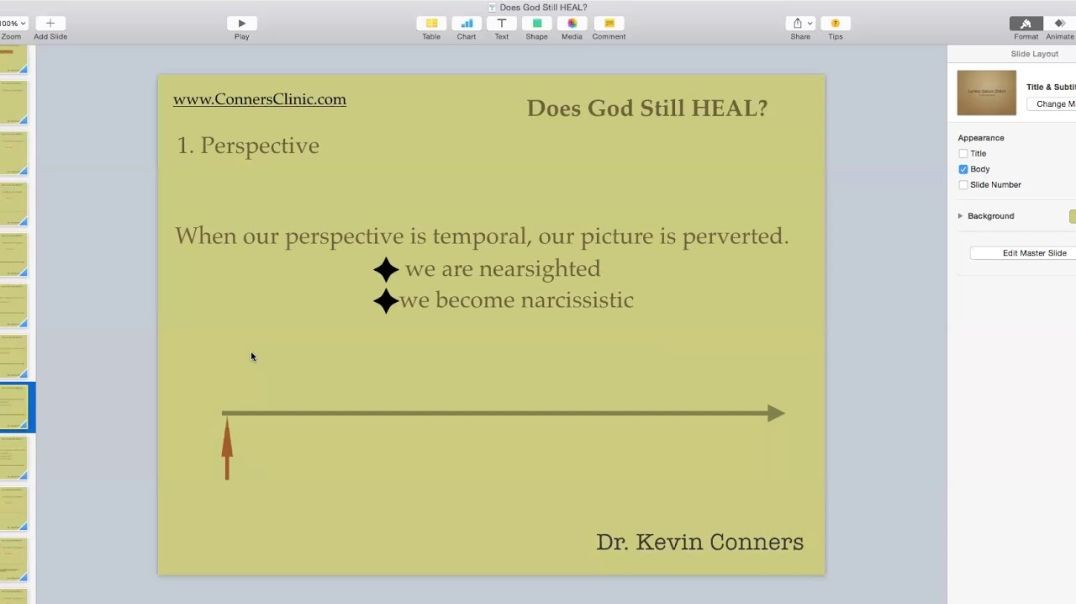 Dr. Kevin Conners - Does God still HEAL?