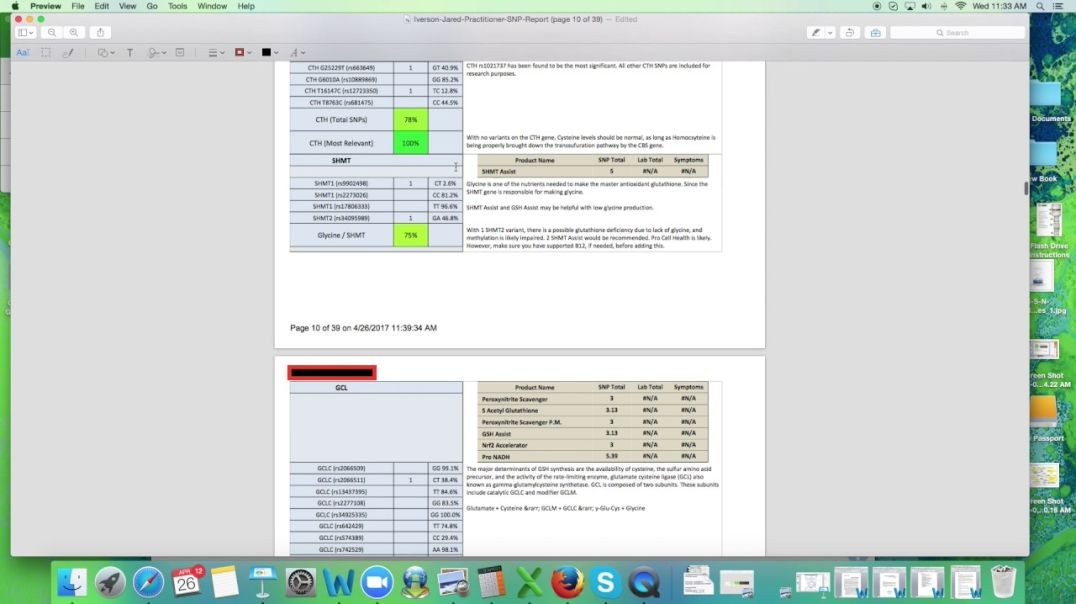 Glutathione Genetic pathway - Dr. Kevin Conners