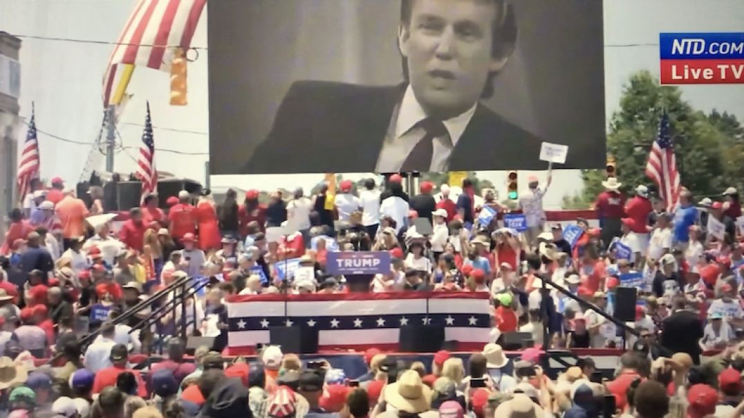 Massive Crowd Comes to Small Town to Support President Trump 🇺🇸2024🇺🇸 (link below)