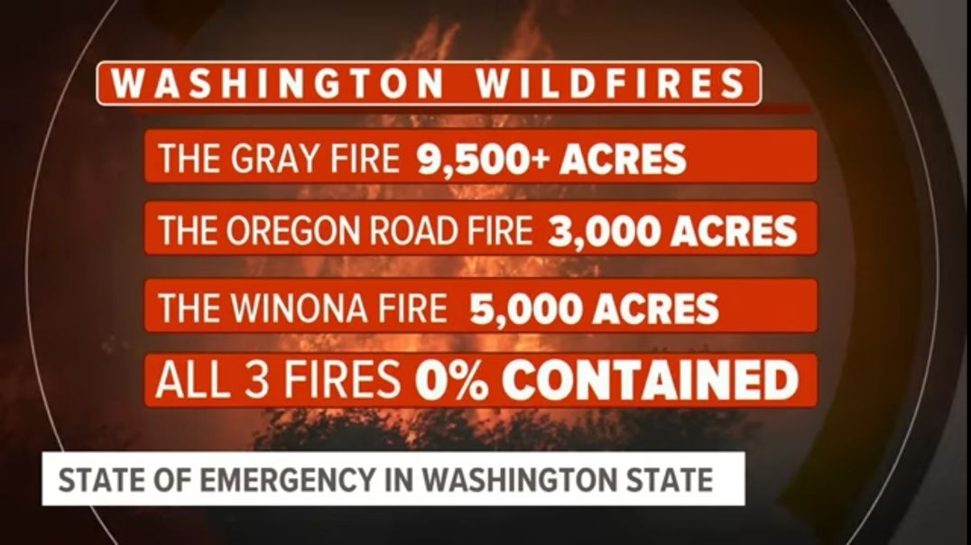 Emergency! 2023 Fires in WA, CA and Canada