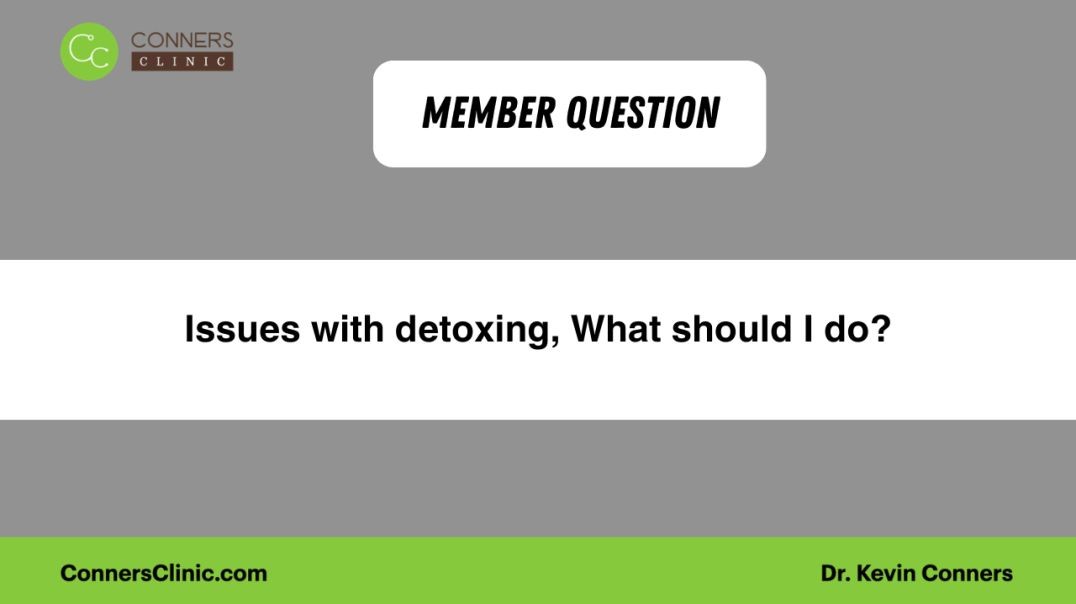 Issues with detoxing, What should I do?