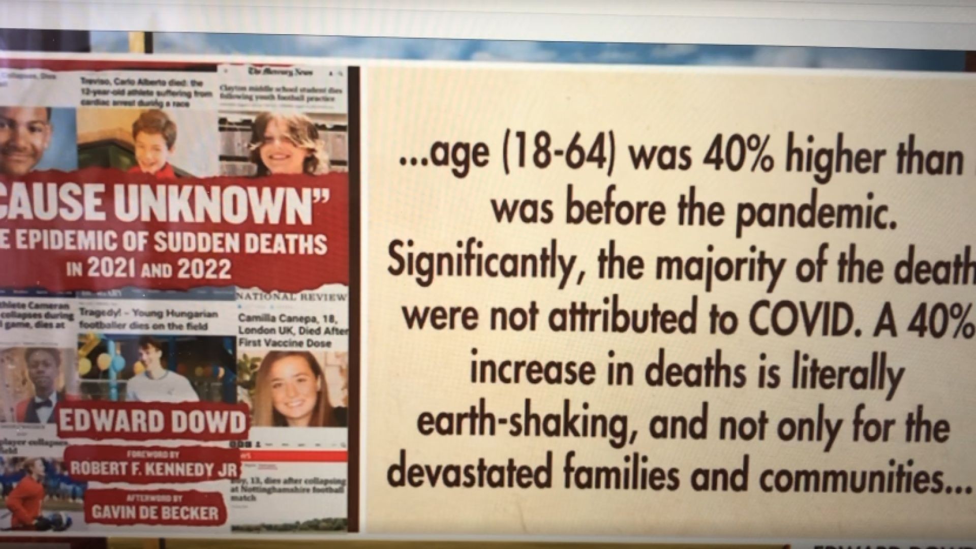 Tucker Carlson Today | Sudden Death Epidemic with Ed Dowd's Data to Back it Up.