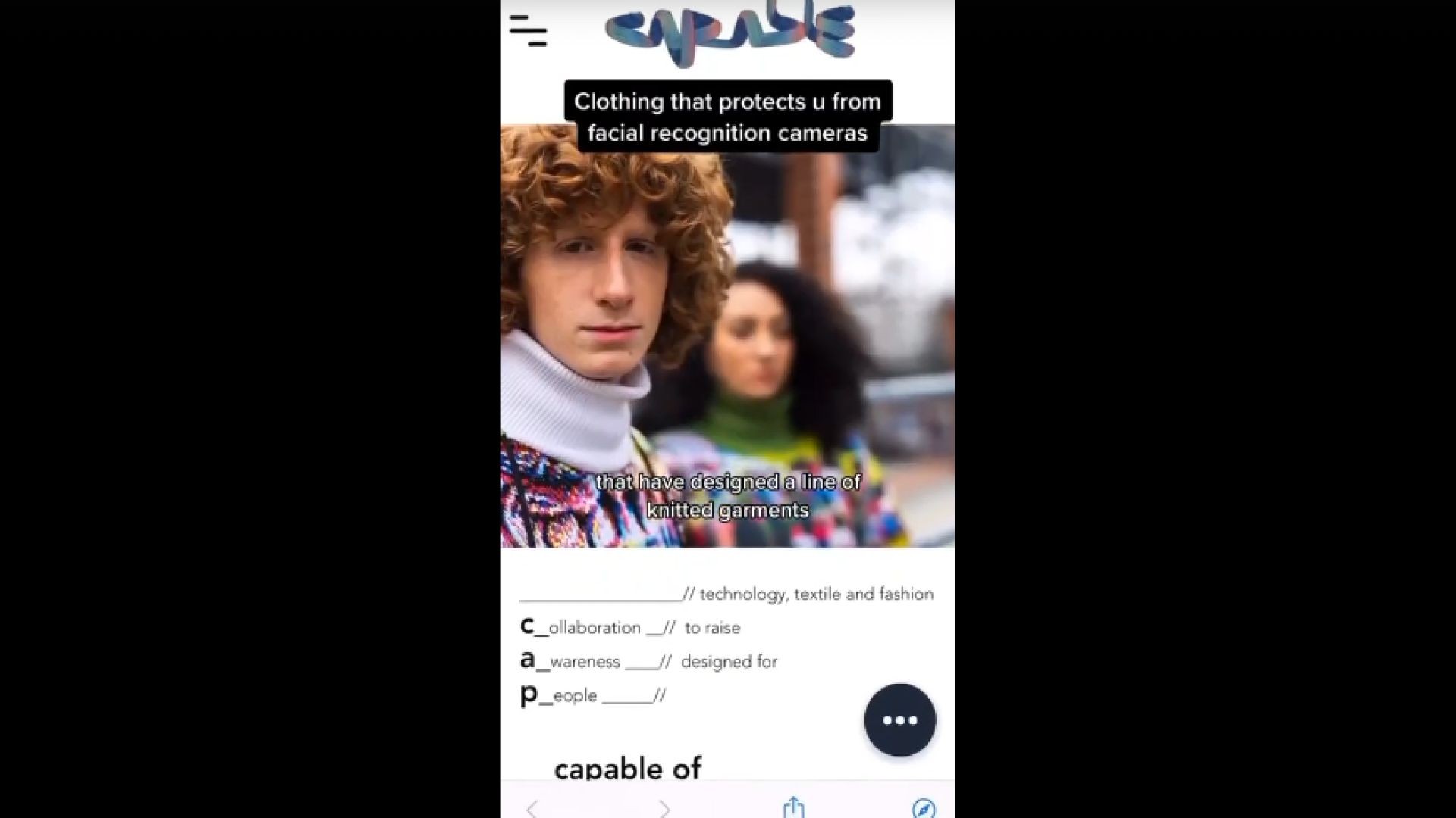 Clothing that confusing face recognition cameras!It is real!.mp4