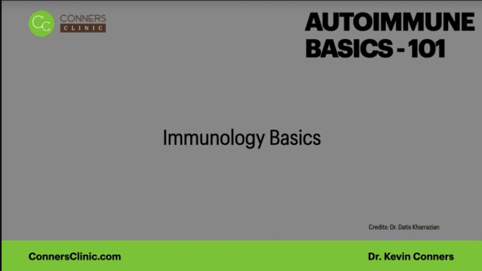 Immunology Basics with Autoimmune Disease | Conners Clinic