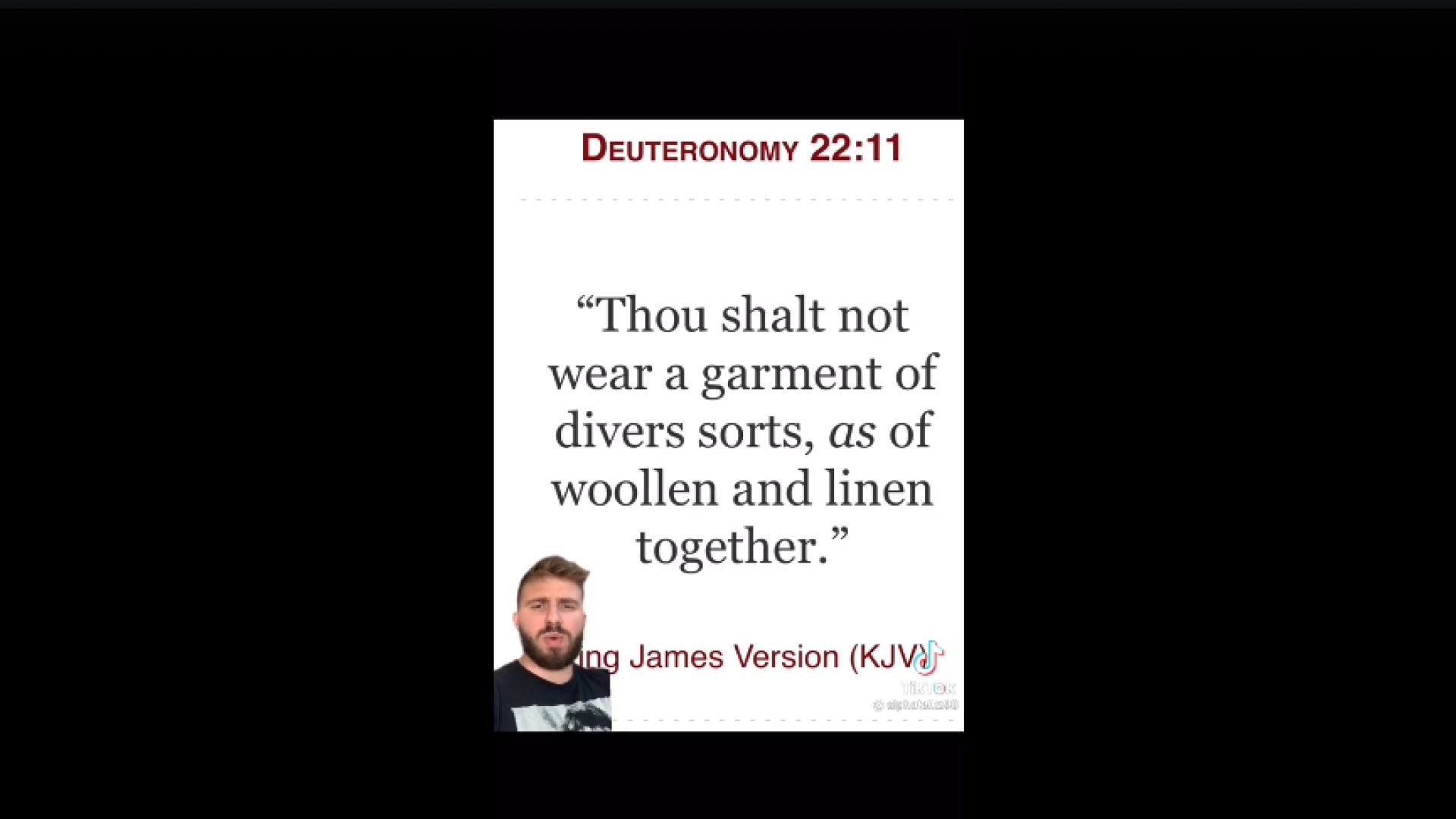 God knew what He is talkning about! Facts about fabrics!.mp4