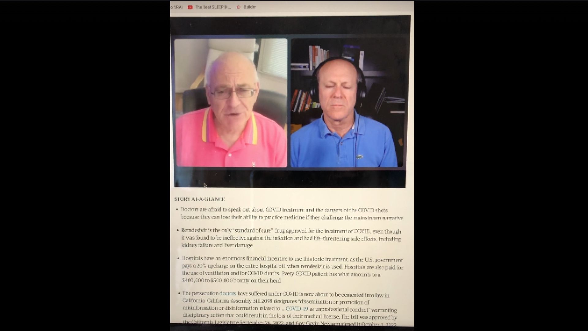 "Not a single living soul, would I recommend the vaccine to"  Dr Paul Merik  (link below)