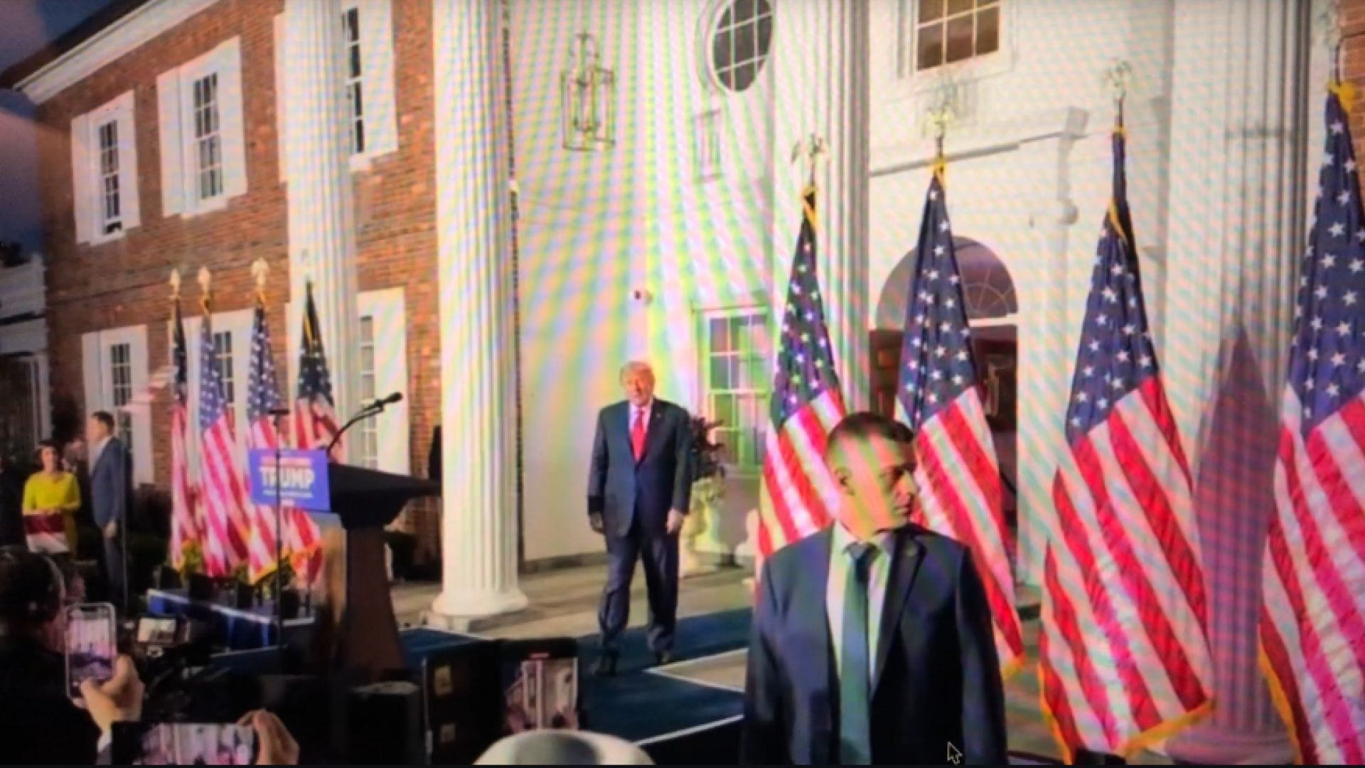 President Trump Approaches the Podium and a Powerful, Patriotic Public 🇺🇸