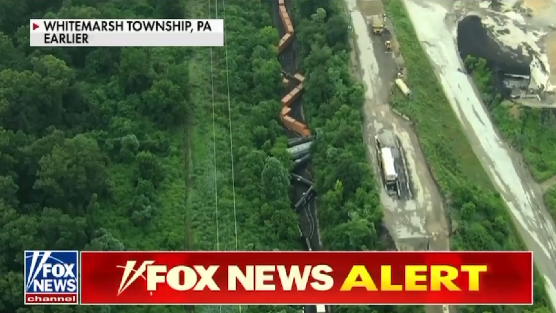 Train Derailment,  White Substance?