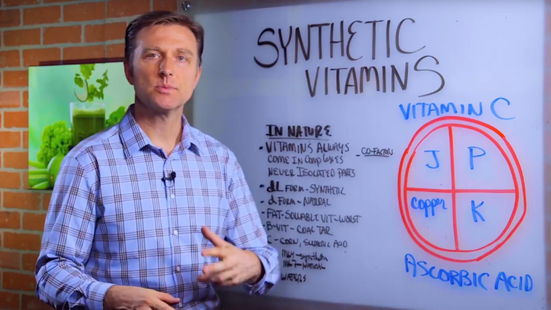The diffrence between synthetic  vs.natural vitamins