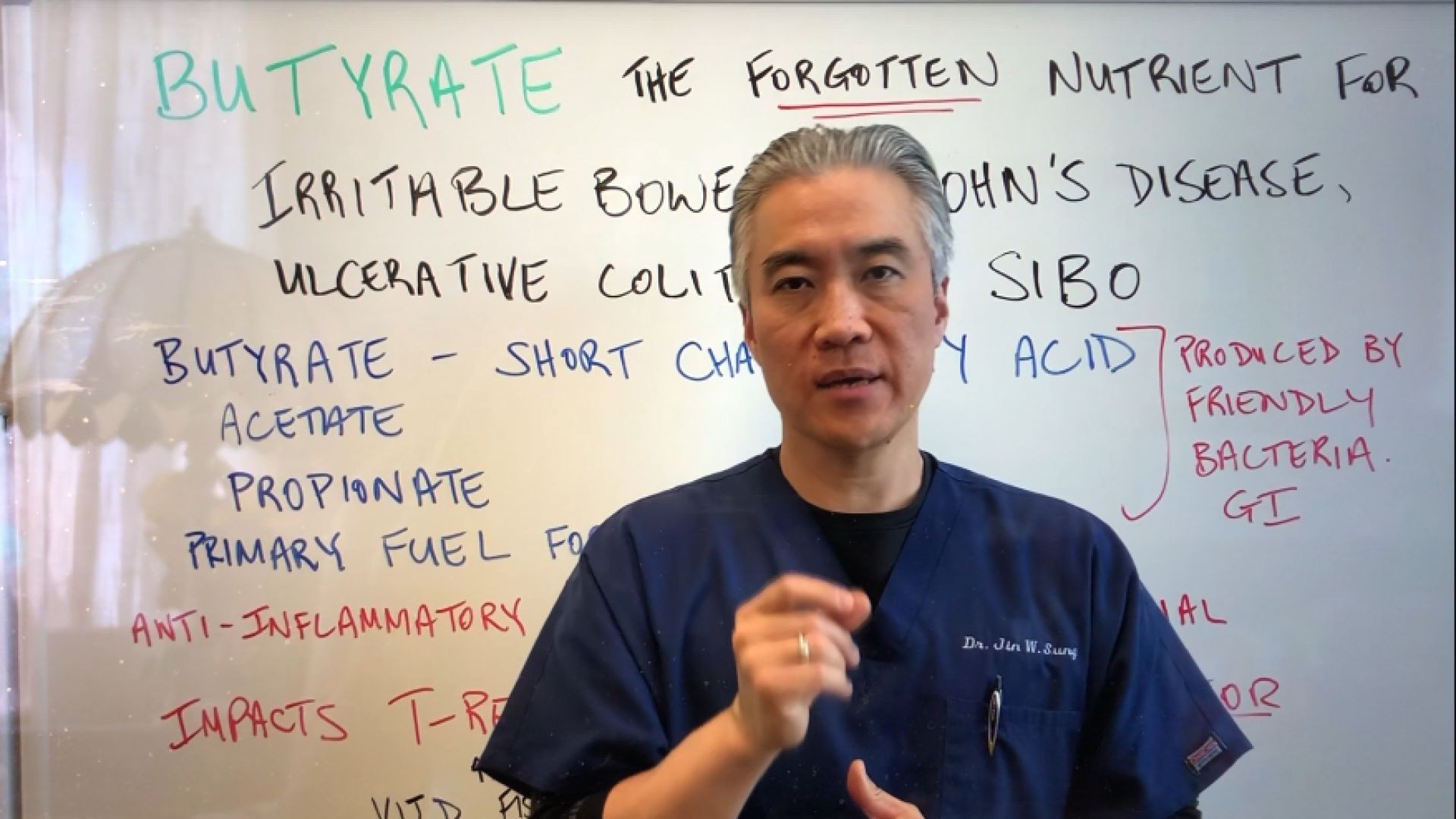 BUTYRATE. The Forgotten Nutrient For Irritable Bowel, Crohn's Disease, Ulcerative Colitis