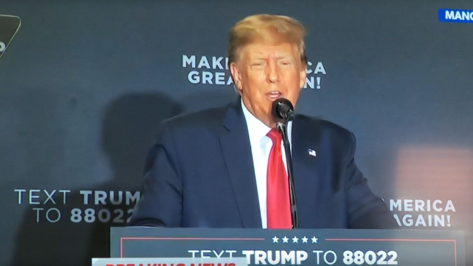 President Trump on Biden's Environmental Policies & More. Rally in NH #4
