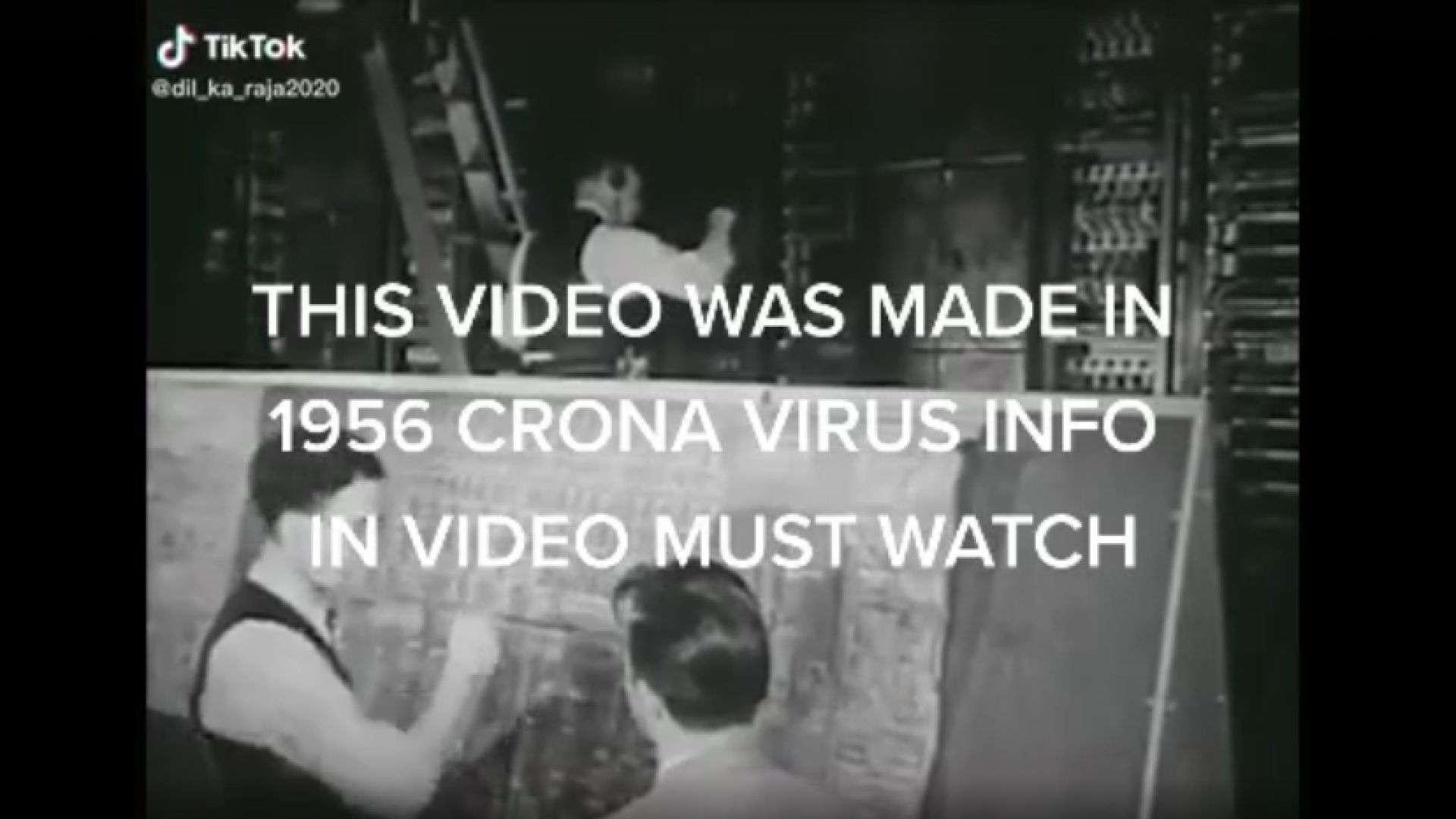 Predicted video from 1956.