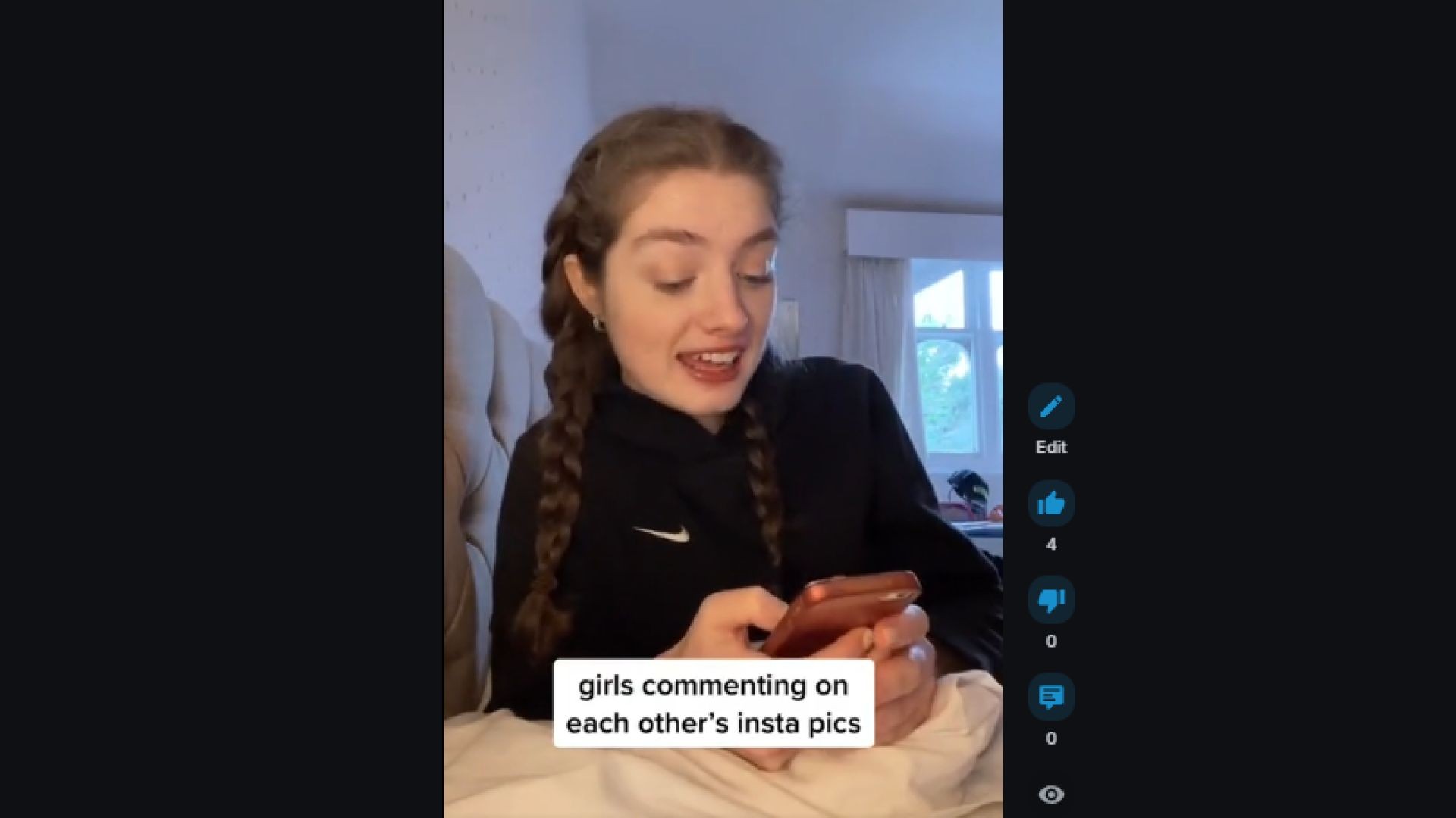 Girls Comments and Reactions
