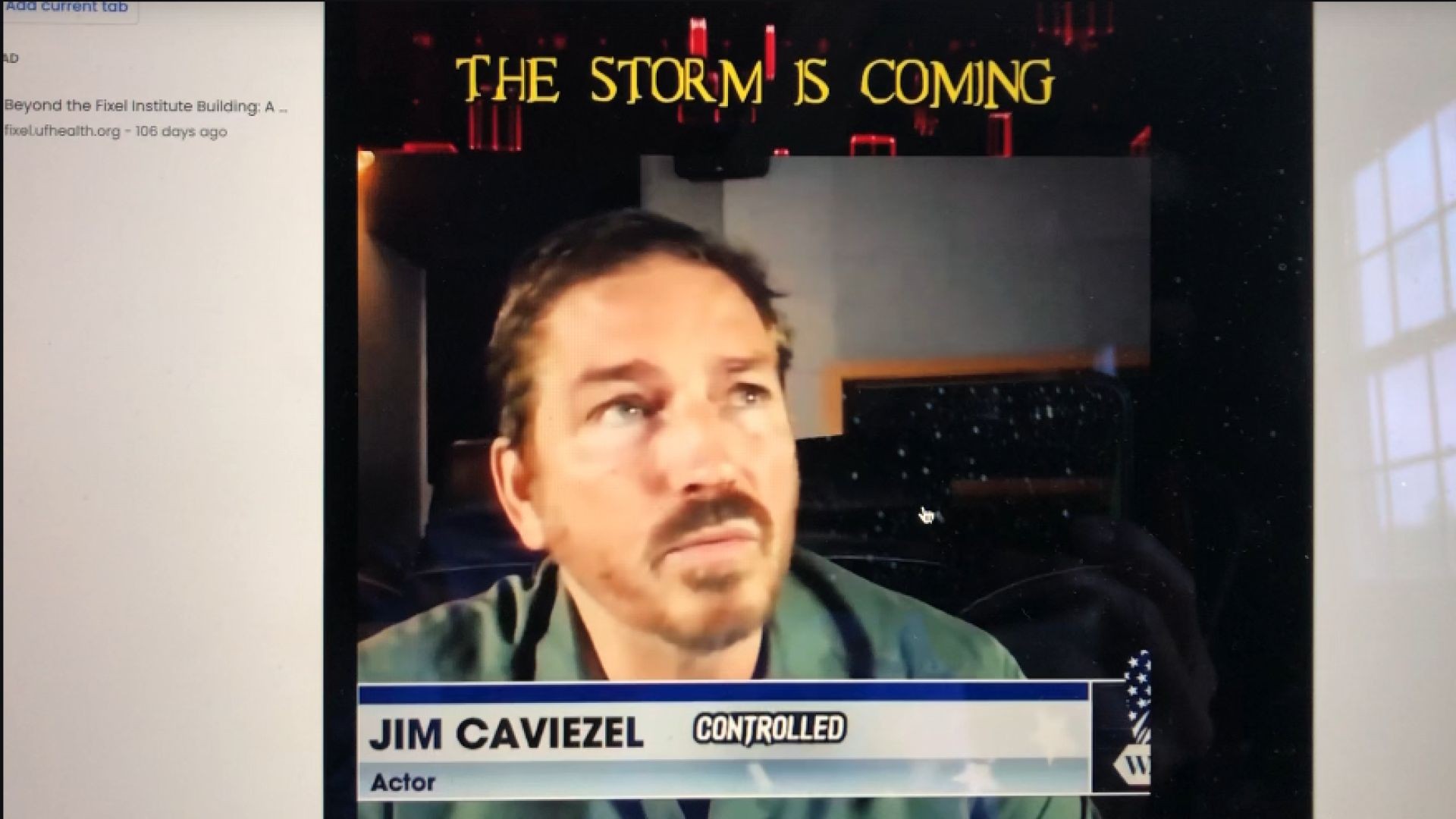 'QAnon...Q Means Question' -Jim Caviezel on the Mass Media Censorship and Tyranny.